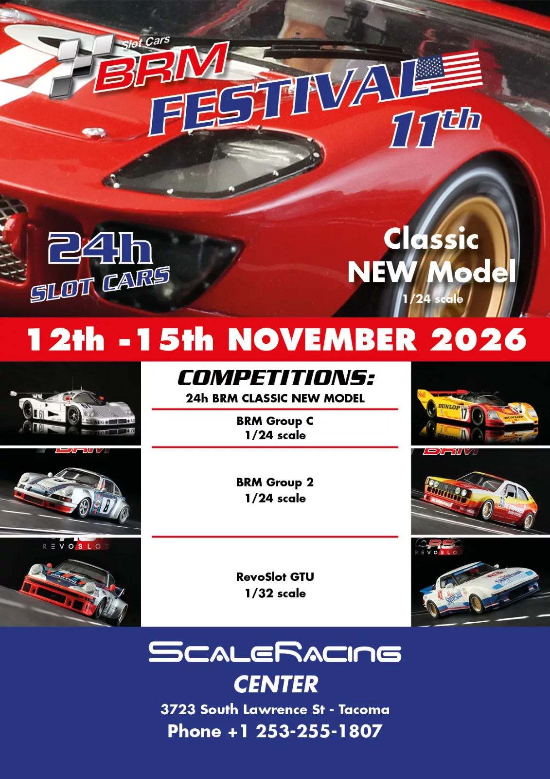 The 11th Annual ScaleRacing / BRM 24 Hours of Tacoma.